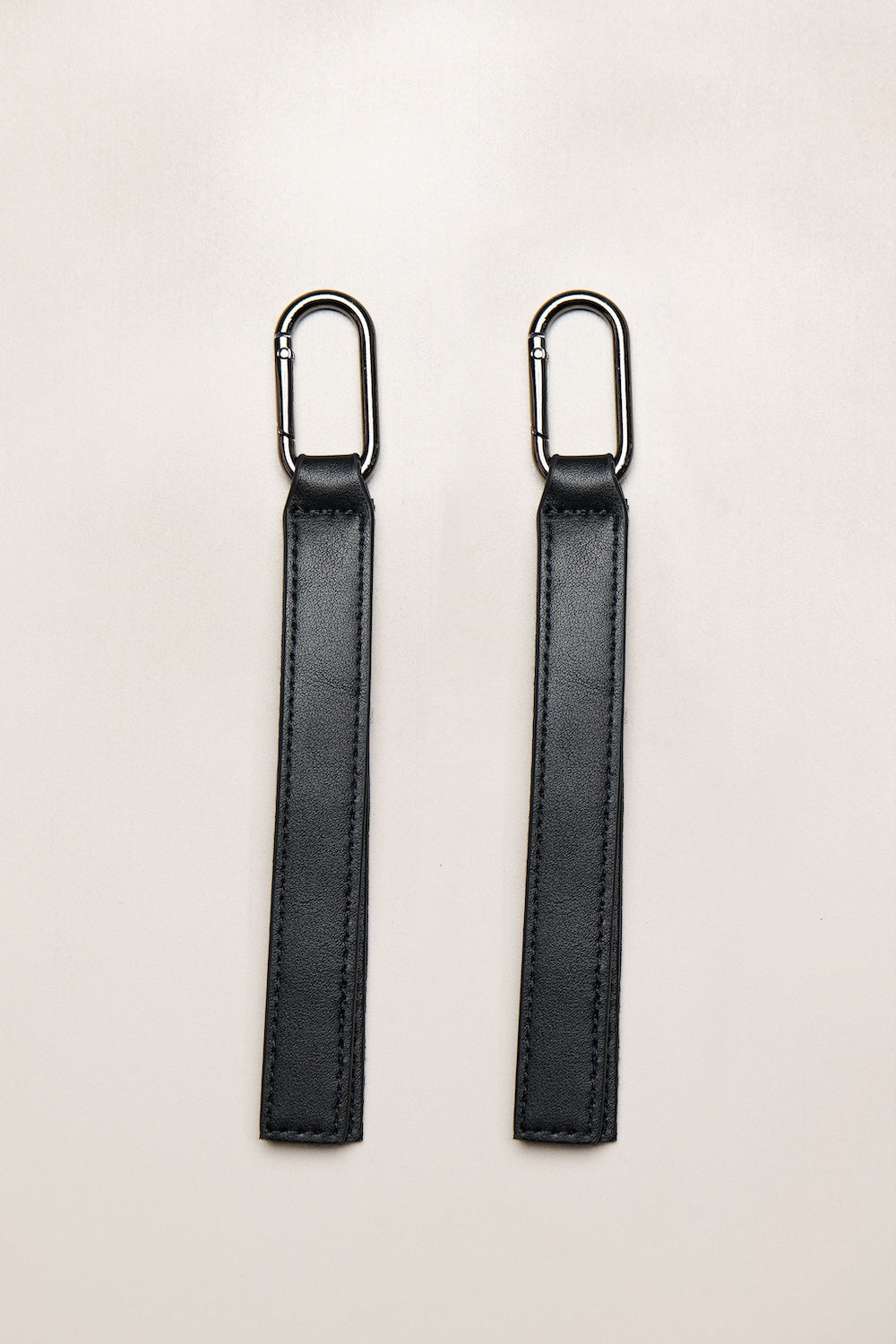 Black Pram Straps 