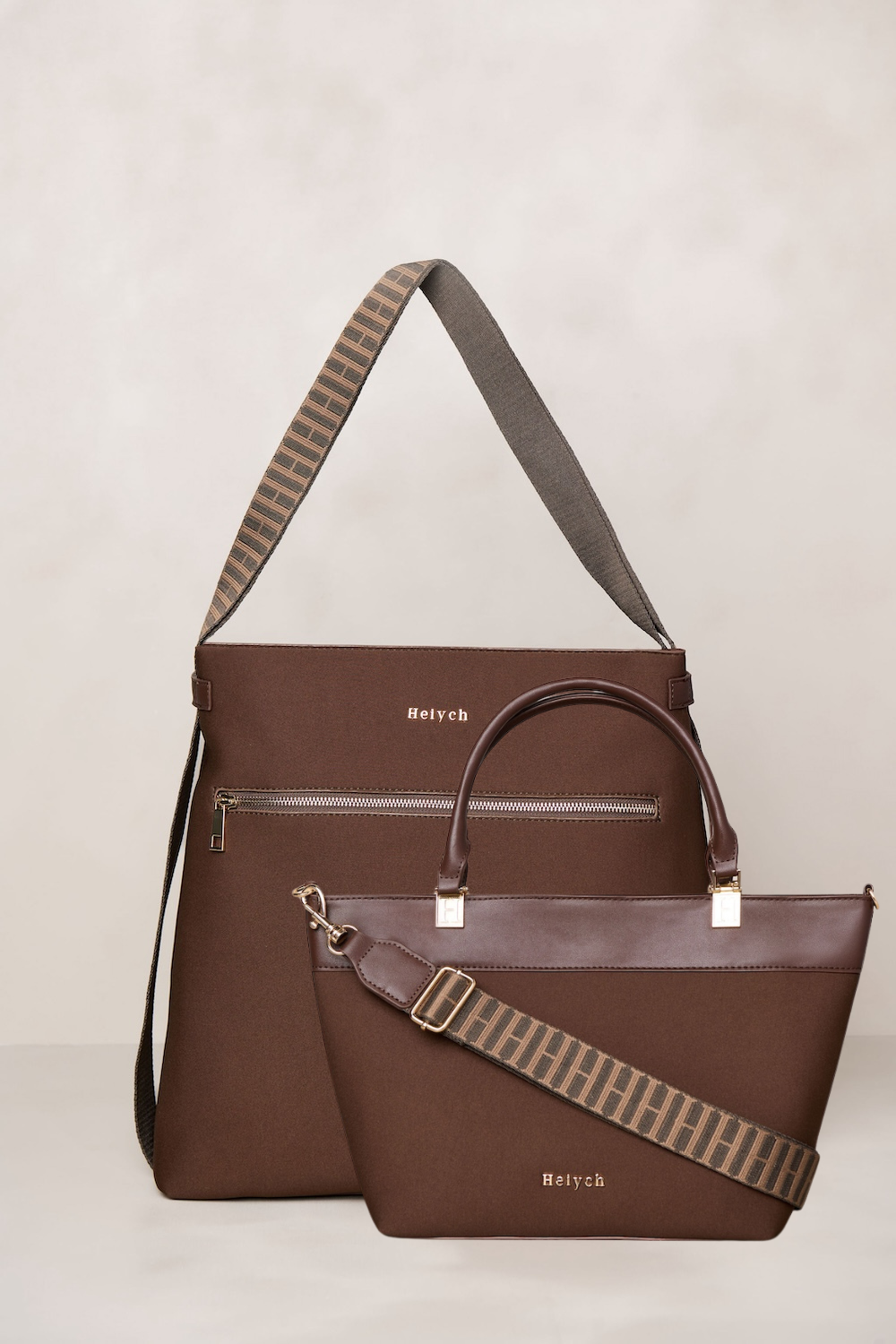 Chocolate brown heiych bags